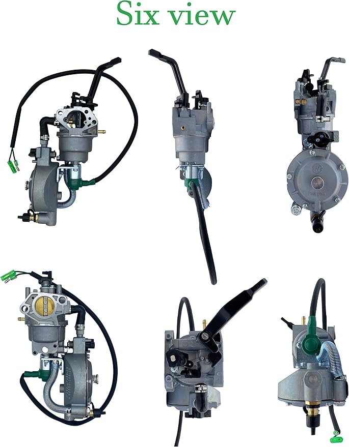 YAMAKATO 389cc 420cc Tri Dual Generator Carburetor Gas to LPG CNG Conversion Kit OEM for Fuel Generac Predator Champion Duromax Honda etc. 459cc 338cc 301cc GX270 GX340 GX390 Manual