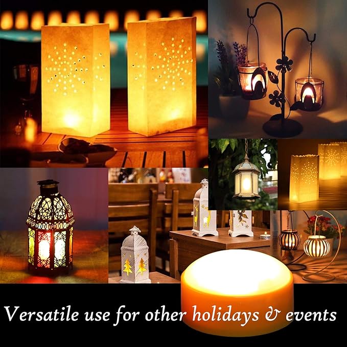 3 PCS Halloween Pumpkin Lights with Remote and Timer Battery Operated LED Decorative Bright Flickering Flameless Candle Set Bulk for Jack-O-Lantern Décor Party Home Christmas Decorations, Orange Color