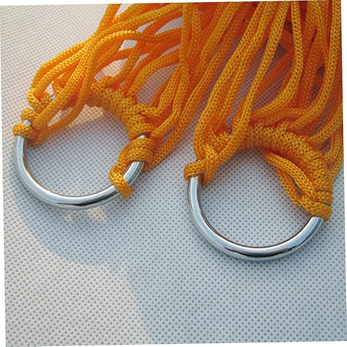 GANAZONO Nylon Rope Mesh Hammock Portable Camping Swing Bed Outdoor Leisure Bed Sleeping Hammock Chair Hanging Nap