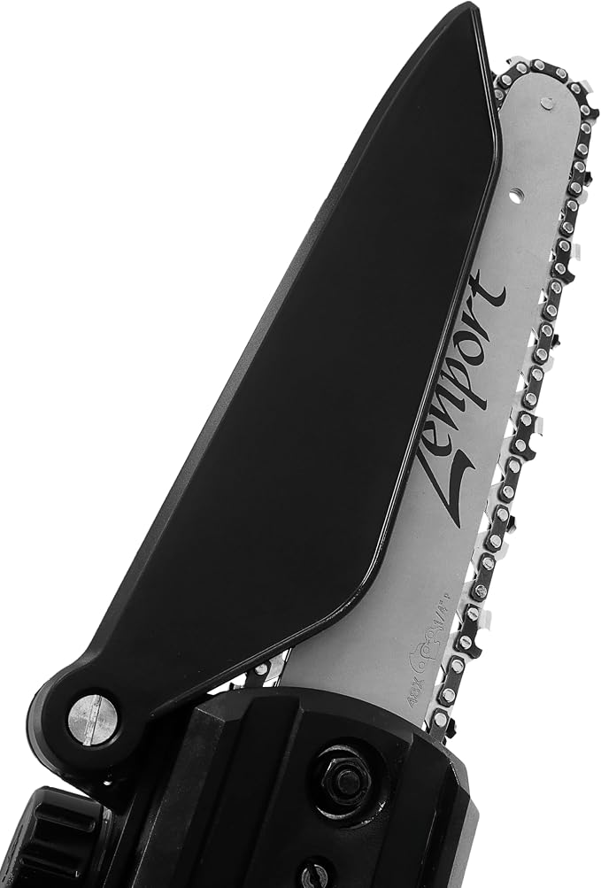 Zenport ES88 Cordless, Electric Chainsaw, 25-Volt Battery, 8-Inch Blade