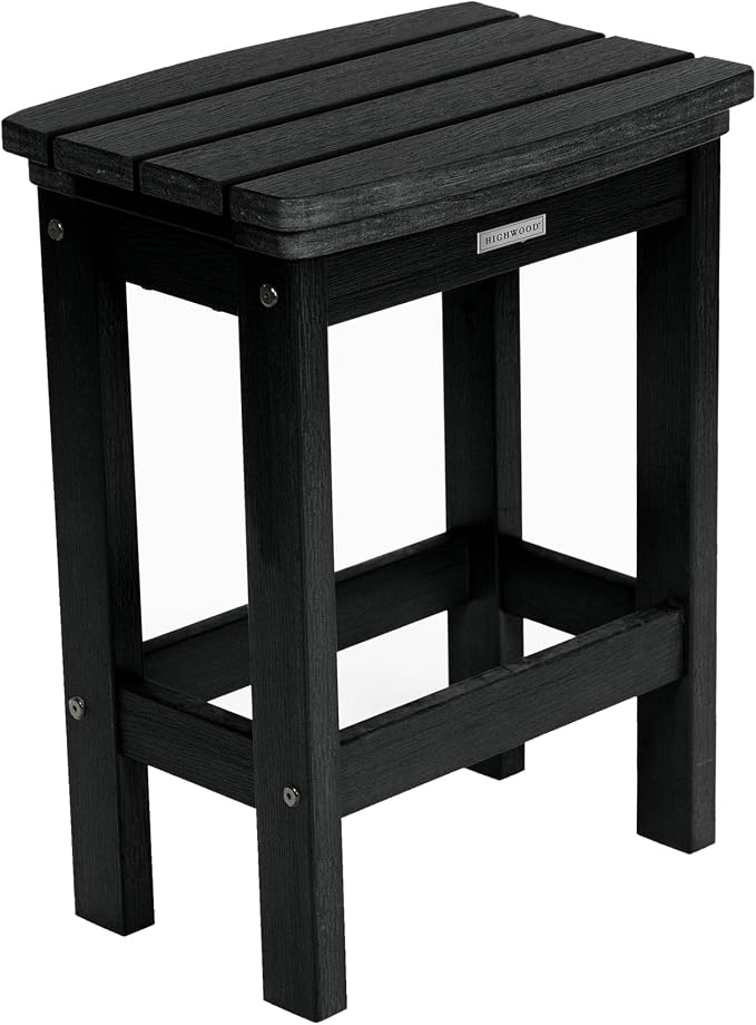 Highwood Lehigh 6pc Counter Height Balcony Dining Set, Black
