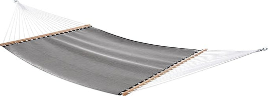Vivere Quick-Drying Phifertex Fade Resistant Double Poolside Hammock with Spreader Bars (Haven)