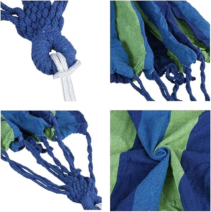 Compatible for Indoor Travel Bedroom Garden Fabric Camping Rope Bed 120KG Hammock Swings Swing Seat Hanging Chair(C(54cm))