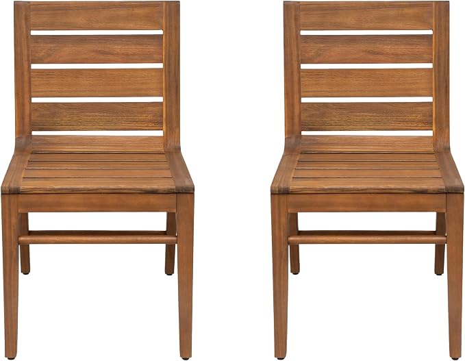 Christopher Knight Home 7 Piece Outdoor Dining Set, 69" Acacia Wood Patio Table with 6 Wooden Chairs, Teak Finish Solid Wood Dining Table Set for Backyard Garden Porch Deck