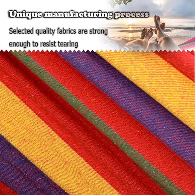 9FT Portable Hammock with Stand, 2 Person Large Durable and Stable Hanging Hammock Chair for Indoor Outdoor Backyard Decor Bed Patio Garde Lawn w/Carrying Case 300 Lb Capacity,Red