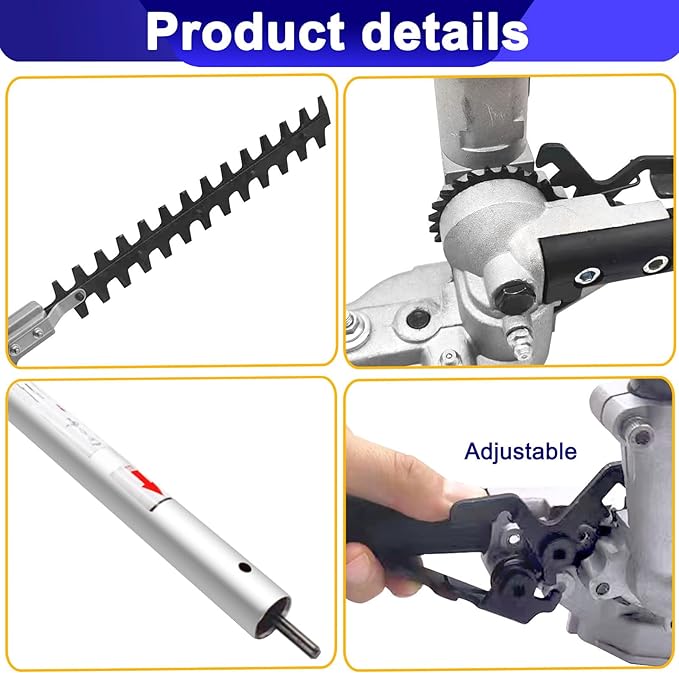 kerlista Hedge Trimmer Attachment fits for honda's UMC435LAAT 4-Stroke String Trimmer and Power Trimmer Replacement OEM NO SSHHL SSHHS-S