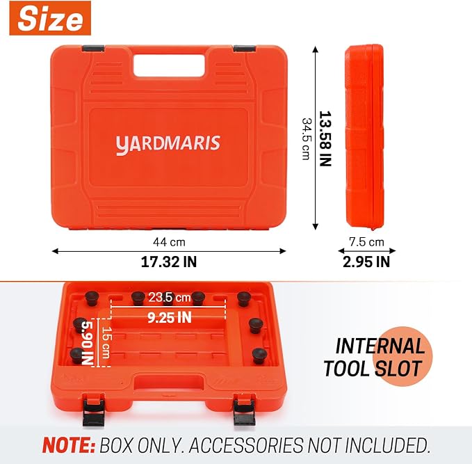 Chainsaw Chain Storage Case, Portable Chain Holder Box with Tool Storage Tank, Universal Saw Chain Organizer for All Chainsaw Chains