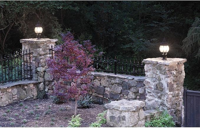 Progress Lighting P8726-31 Cast Aluminum for Mounting Post Lanterns Except P5404, P5467 on Pedestals or Walls, Black