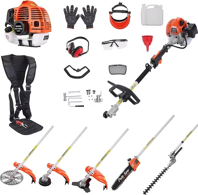 170cc 5 in 1 Include String Trimmer Brush Cutter Gifts for Men