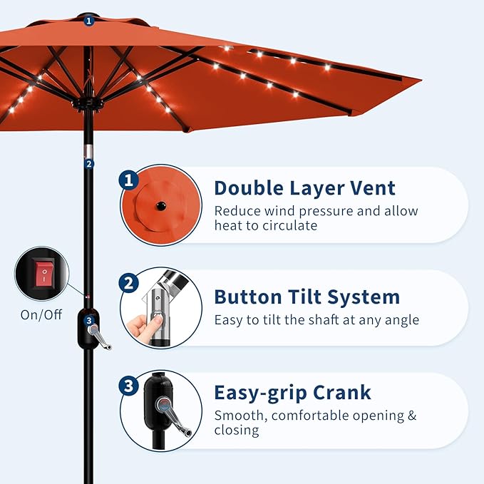 GarveeLife patio umbrella