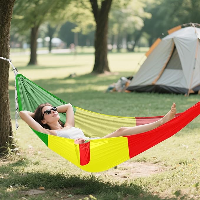 National Flag of Mali Hammocks with Portabl Carry Bag Backyard Hammock for Indoor Outdoor Patio