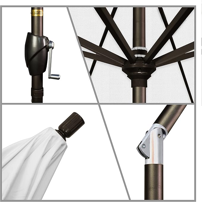 California Umbrella 6' Round Aluminum Market Umbrella