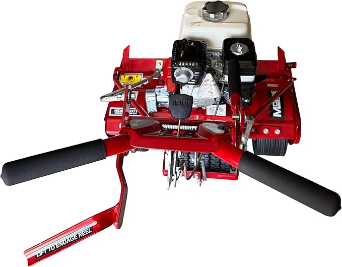 Reel Mower Groove Roller, 25" Self Propelled, 7 Blade, 5.5HP Honda, Mclane 25-5.5G-7-GR