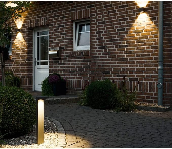 12V Deck Lights Outdoor Waterproof, Low Voltage Hardscape Lighting,Retaining Wall Lights, 7W 3.9 Inch, IP65 Waterproof Step Light, 12V Low Voltage AC, The Warm Light 2700K