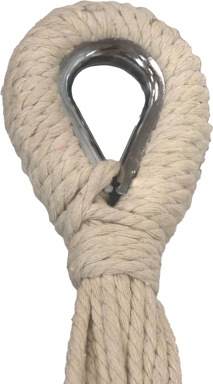 Sunnydaze Jacquard Double Hammock - Large 2-Person Hammock for Outdoors - White-Capped Waves