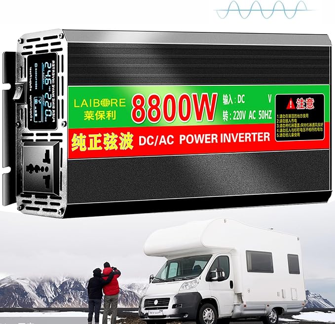 2800W 3800W 5800W 6800W 7800W 8800W 10000W 13000W 18000W 20000W Solar Power Inverter,DC 12V 24V 48V 60V 72V to 110V/220V 230V AC Split Phase Inverter Pure Sine Wave Inverter,for Home Energy Storage(88