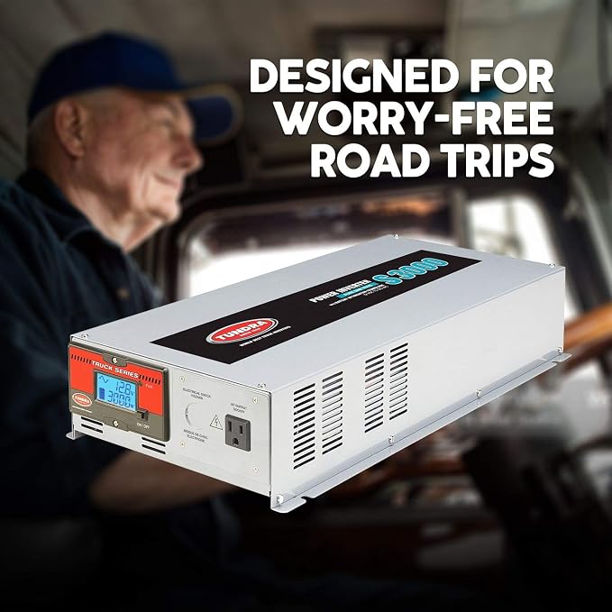Tundra S Series - DC/AC Truck Power Inverter - Pure Sine Wave 3000W / 12V DC to 120V AC - S3000