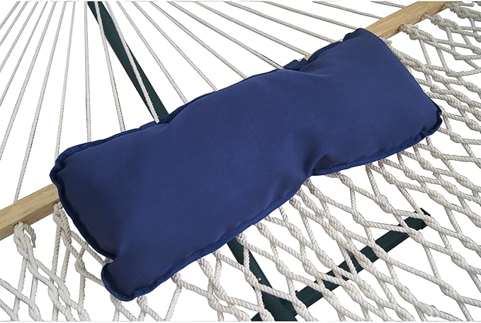 Blue Wave Island Retreat Hammock Set with Blue Stripe Pad Blue