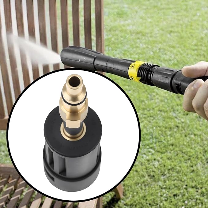 Pressure Washer Adaptor Connector Compatible with Halford PW10 PW20 PW50 Connects K Series