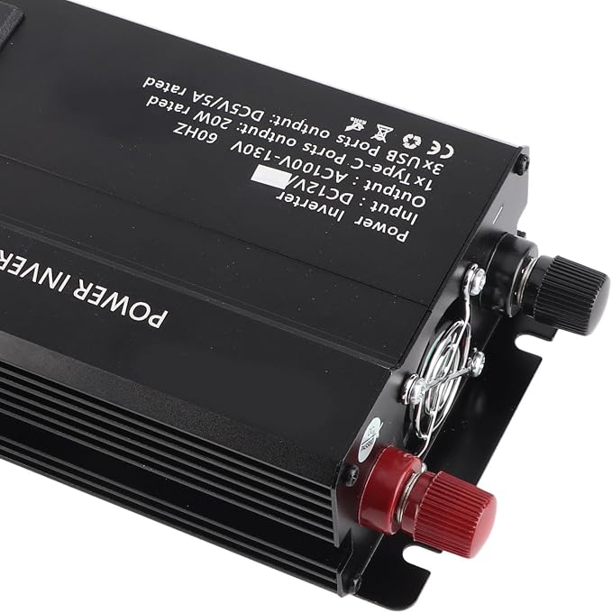 12V to 120V Power Inverter 700W Continuous / 4000W Peak, Car Inverter with LCD Display and USB Ports for Small Electronics(Not for High-Power Appliances)
