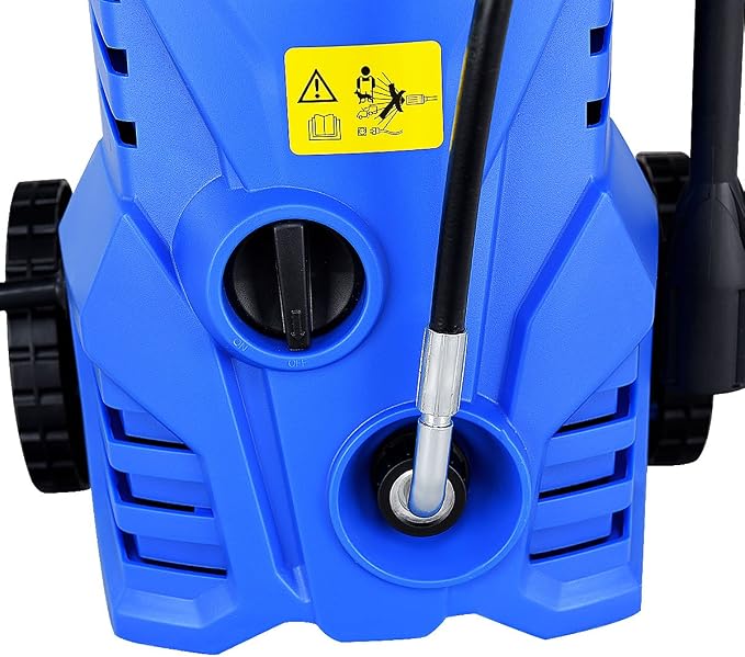 Happygrill Electric Pressure Washer, 2030PSI 1.6GPM High Pressure Sprayer Machine with 16.5ft Hose, Wash Brush, Soap Bottle, 1800W