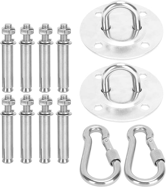 Hammock Hanging Kit, Ceiling Mounting Plate Long Service Life for Camping for Hammock