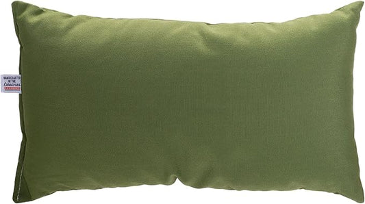 Castaway Living Large 19'' x 10'' Leaf Green Hammock Pillow, Comfortable Weather Resistant Poly-Fill Design, Long Outdoor Pillow for Hammocks, Outdoor Furniture & More
