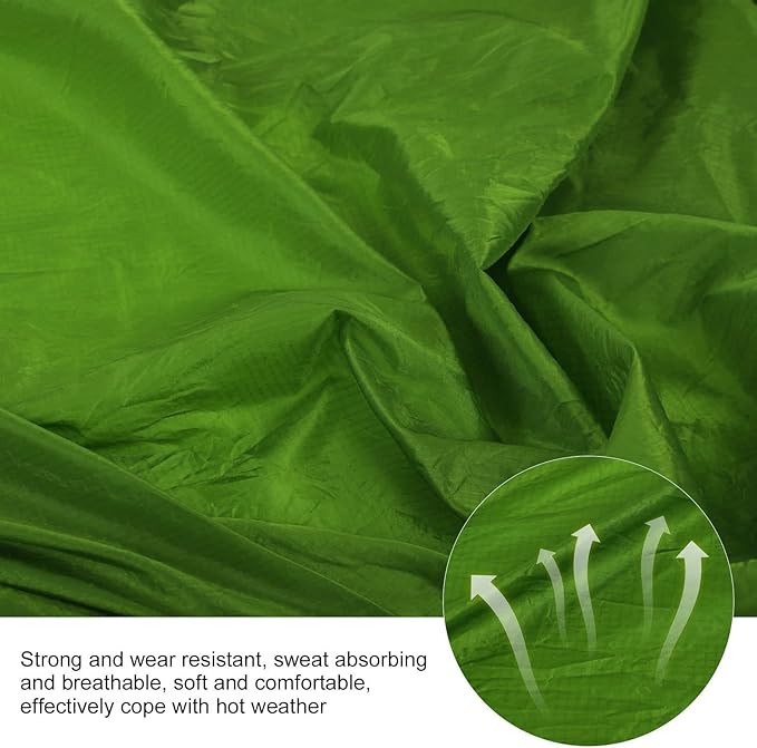 Camping Hammock Portable Parachute Hammock with Storage Bag and Snap Hook for Outdoor Activities