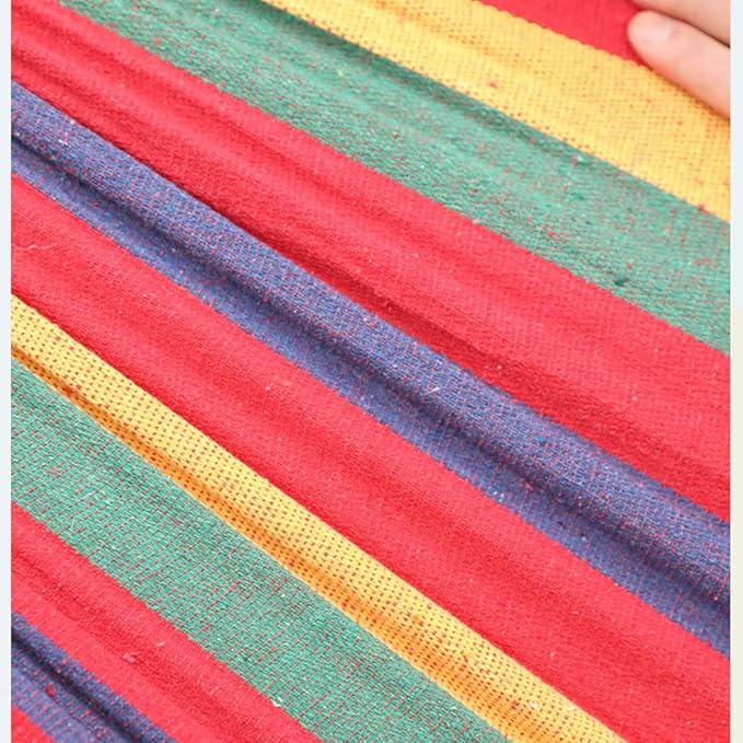 Hammocks Camping Hammock Outdoor, Durable Canvas Fabric Hammock for Backyard, Garden, 260*80cm