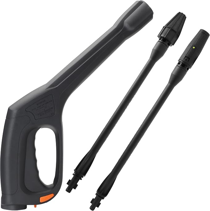 FIXFANS Pressure Washer Gun, Replacement Pressure Washer Wand with Jet and Turbo Nozzle – Compatible with Some of Portland Husky Black Decker Ford Pulsar ShopForce Taskforce Powerwasher Taskmaster