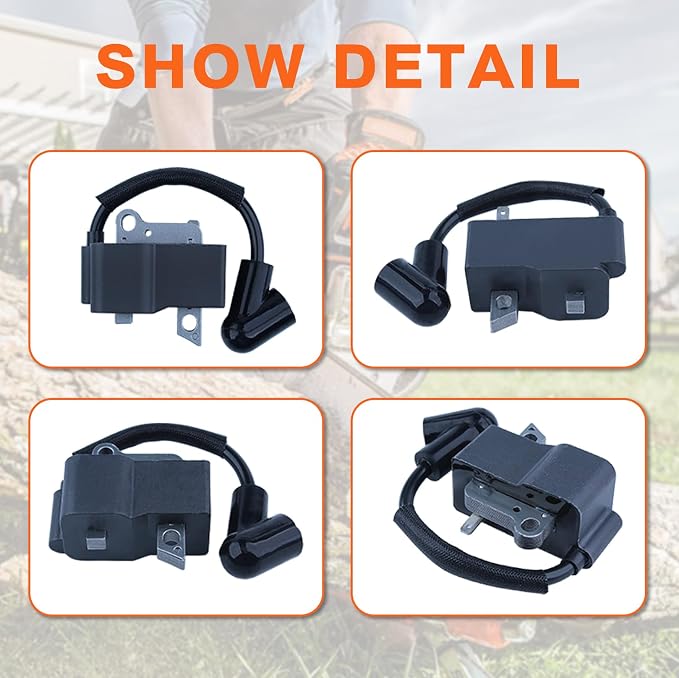 Premium High Voltage Package Compatible with For Husqvarna 435, 440, 445, 450 & For Jonsered CS2240, CS2245 Chainsaws - OEM Code 573935701, 505427201, 544243801