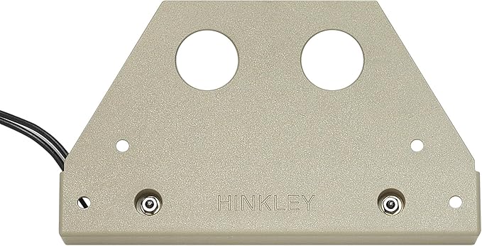 Hinkley Landscape Lighting Nuvi Medium Hardscape Lights (Set of 10), Vinyl Alloy, Low-Profile Housing, Mounting Bracket, Dimmable, Sandstone
