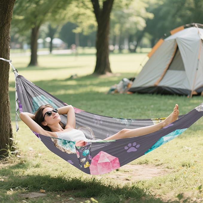 Crystal and Pet Camping Hammock Fabric for Outside Patio Garden