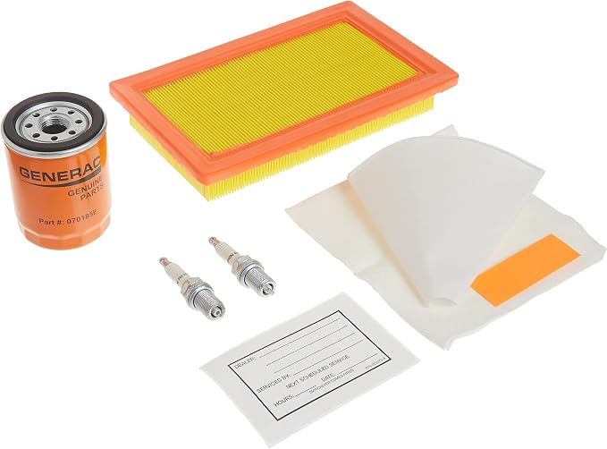 Generac 6484 Maintenance Kit & 5664 Air Cooled Home Standby Generator Maintenance Kit, 13kW-17kW, 990cc - Complete Care