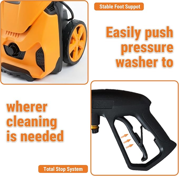 HoldwellS 2026 New P*ressure Washer 5000 MAX PSI, P*ower Cleaner with 4 Quick Connect N*ozzles, 33FT Hose & Filter & F*OAM C*annon for Cars/Home/Fences/Driveways