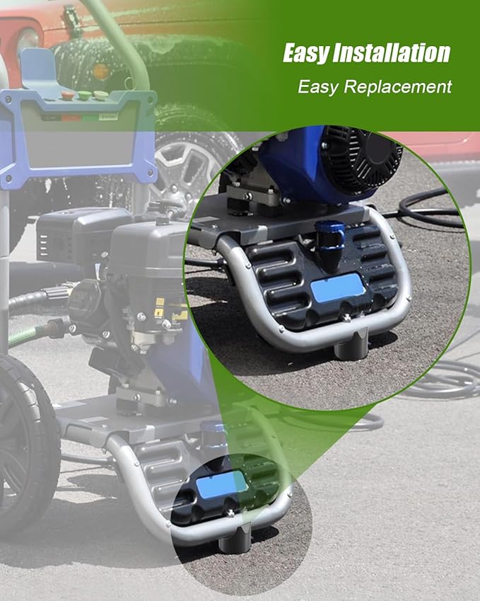 2PCS Pressure Washers Rubber Feet to Repair Frames on Gas Powered Pressure Washers Compatible with Simpson Cleaning Replace 7105468