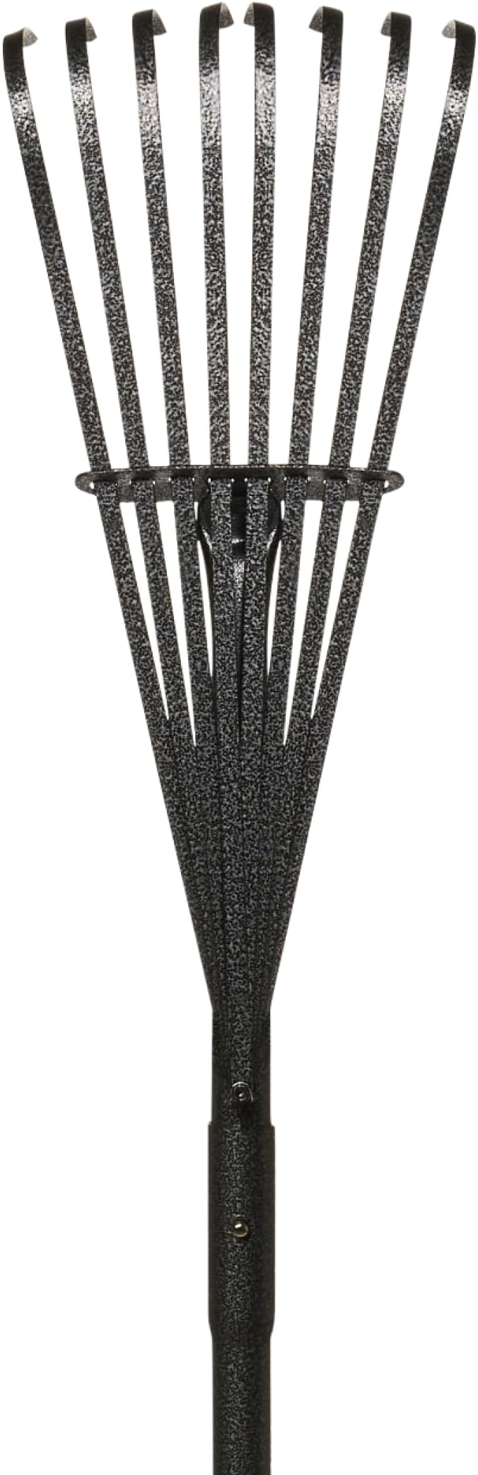 Yard Butler ILT-8 World’s Greatest Rake 8” Wide Shrub Rake Garden Rake for Lawncare - Convenient Garden Cleaning Accessory - Lightweight Handle - Steel Tines - Easy to Maneuver