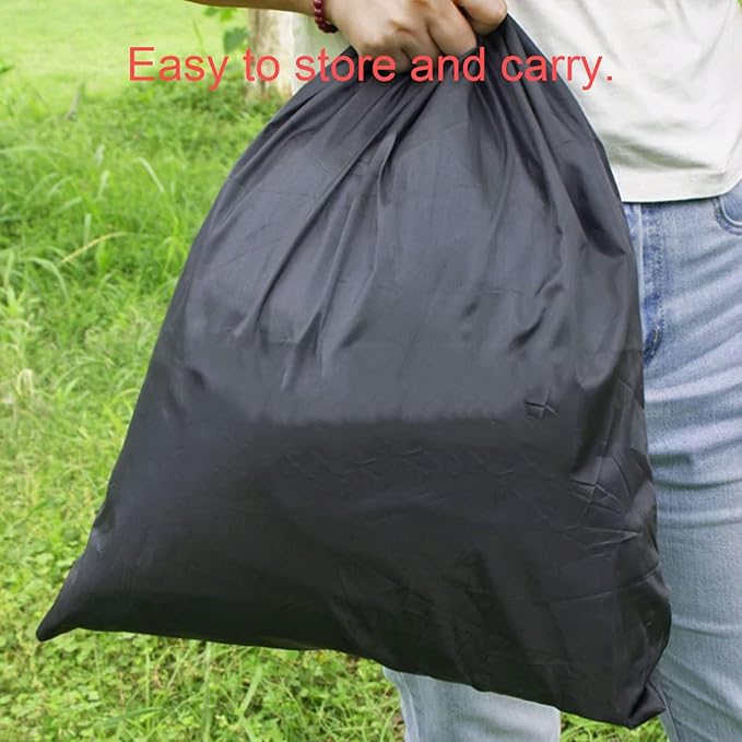Polyester Hammock Mesh Breathable Outdoor Travel Lightweight Portable Tree Hanging Multi-Purpose Hammock(Black)