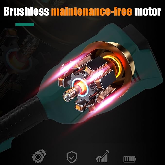 Lawn Trimmer, Electric Cordless Trimmer Lawn with Telescopic Handle, 24V 6Ah Weed Wacker Battery Powered with Blade Battery and Blade, Lightweight Weed Eater for Mowing, Trimming, Harvesting