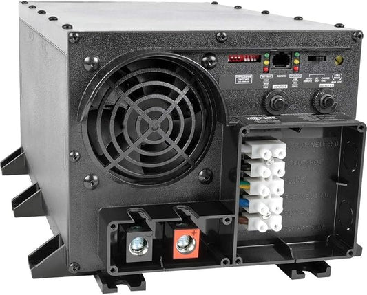 Tripp Lite Power Inverter / Charger, Auto Transfer Switching, 2000W, 12VDC, 120V, Hardwired, for RVs, Trucks, Fleet Vehicles & Emergency Vehicles (APS2012)