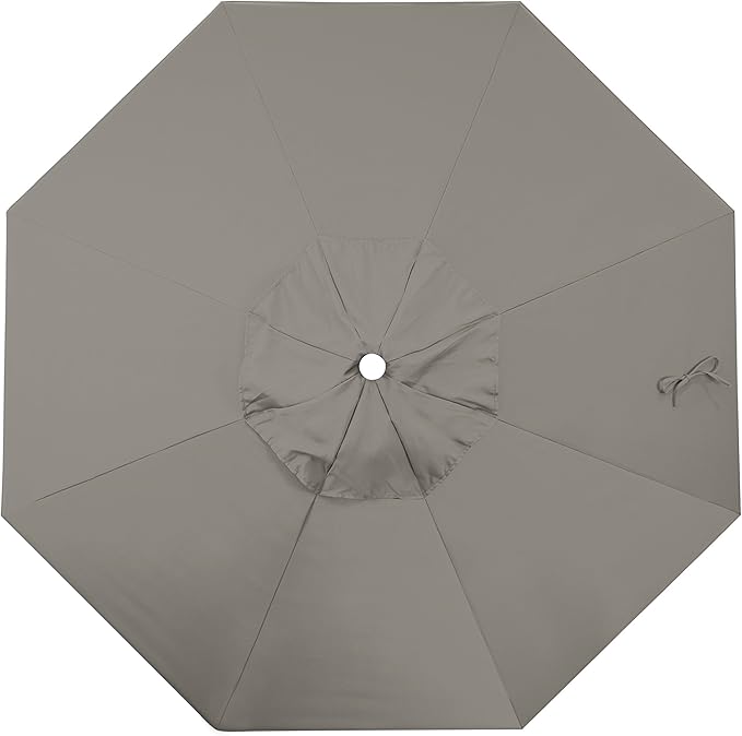 California Umbrella Replacement Canopy Cover in PacificaTaupe Umbrella, 9' Round