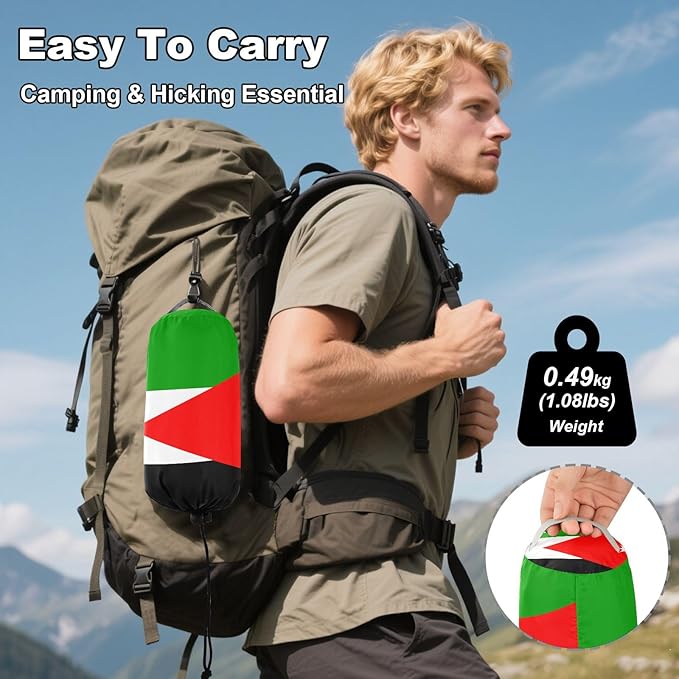 National Flag of Hammocks with Portabl Carry Bag Backyard Hammock for Indoor Outdoor Patio