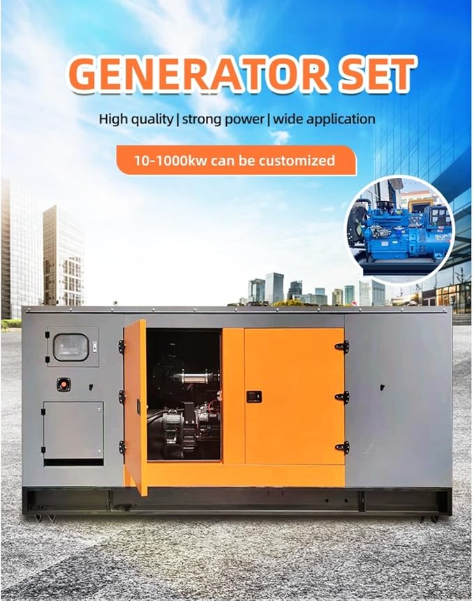 Portable Generator System Emergency Backup Power Supply for Outdoor Work Industrial Sites and Remote Commercial Energy Demand Applications