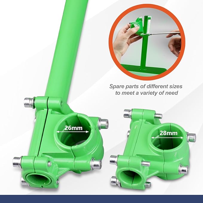 Adjustable String Trimmer Support Wheel Attachment 26mm(1 inch) and 28mm(1.1 inch) for String Trimmer