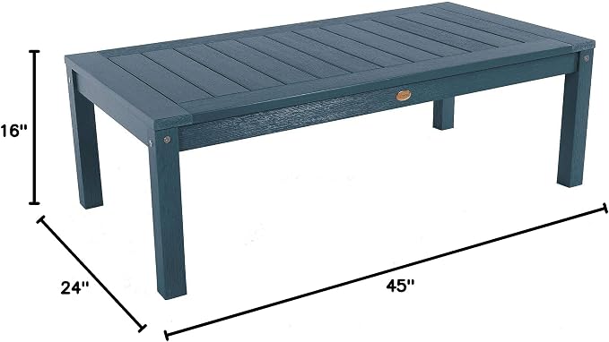 Highwood AD-DSCT1-NBE Adirondack Coffee Table, Nantucket Blue