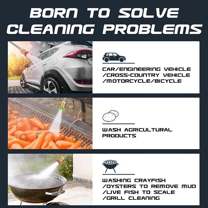 Commercial 4200PSI 4GPM 212CC Gas Cleaning Washer, 7.0 HP Professional Gas Washing Cleaner with 5 Nozzles 25FT Hose IL Soap Bottle for Car Fence Driveway Yard (EPA/CARB/ETL Compliant), Grey