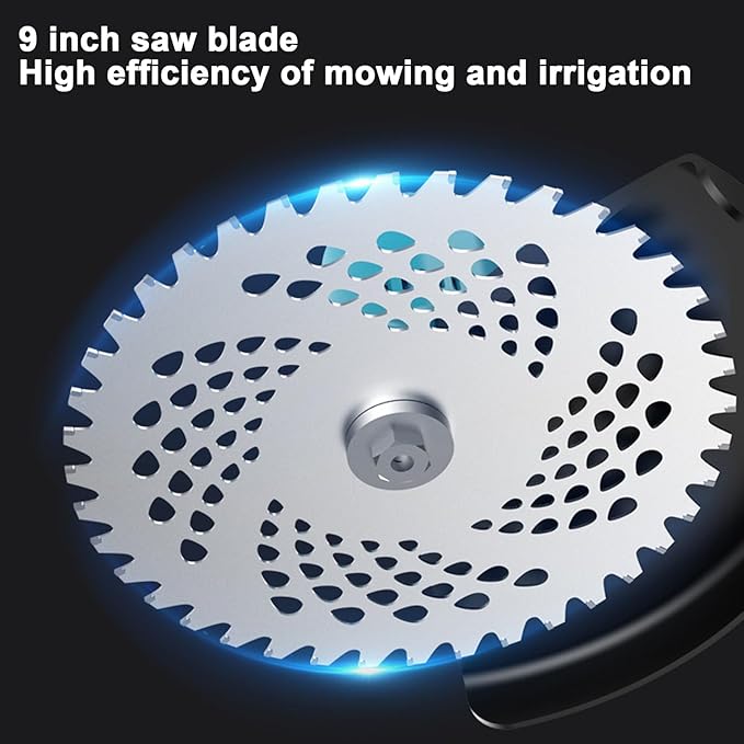 21V Electric Weed Wacker Cordless, 10-Inch 3-in-1 Weed Eater Battery Powered 4000mAh and Charger, Length Adjustable, Grass Trimmer with Battery Display