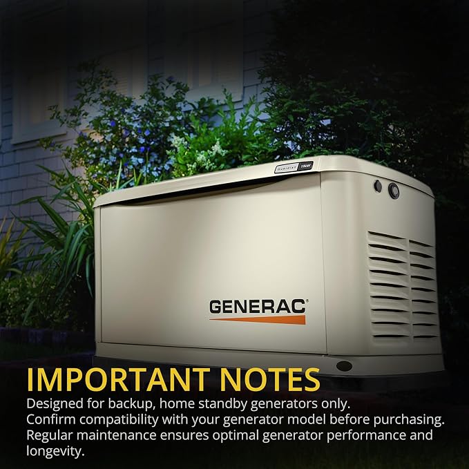 6482 Scheduled Maintenance Kit Home Standby Generators with 8 kW 410cc with UGP Replacement for Air Filter 0E9371AS