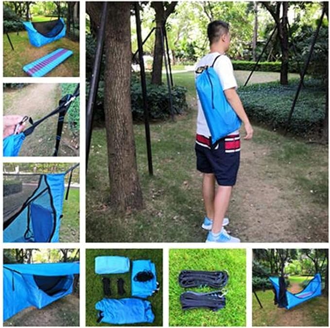 Camping Hanging Hammock Outdoor Camping Water-Proof Tents Shade Villa Garden Leisure Sofaa Hammock That Can Lie Flat