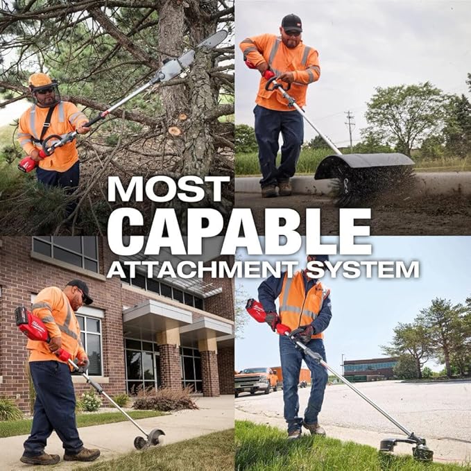 A for M18 Fuel String Trimmer Kit and Brush Cutter Attachment Bundle + TPT Premium cart tecforeman